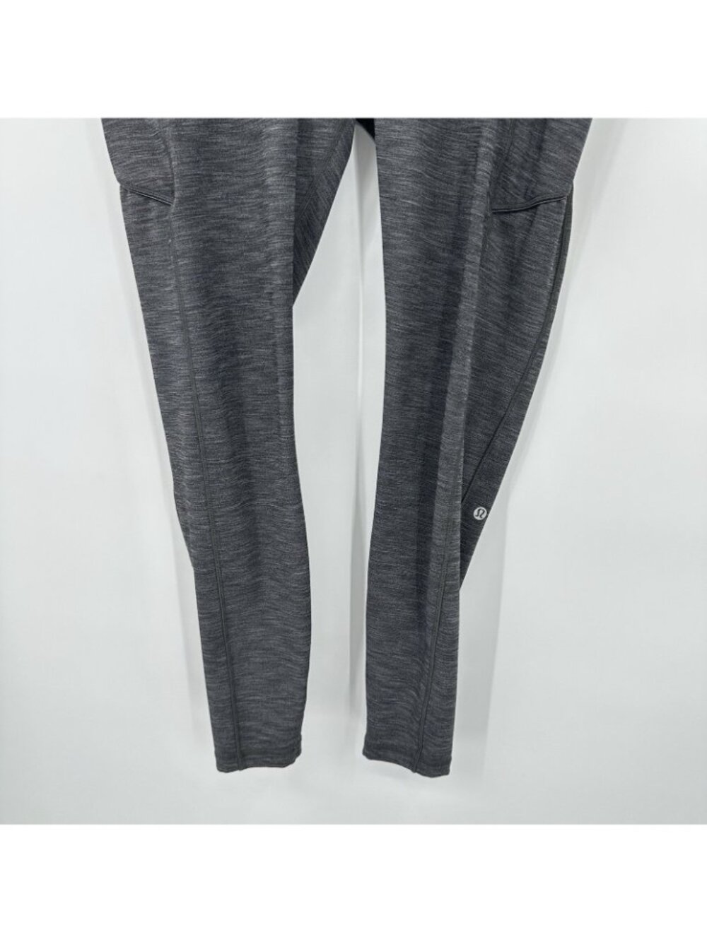 Lululemon Speed Up leggings 14 Full-On Luxtreme Brushed 28" Heathered Black - Picture 7 of 11